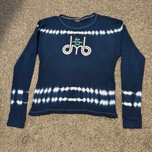 Vintage Dave Matthews Band Thermal Long Sleeve Cotton Shirt Women’s XL